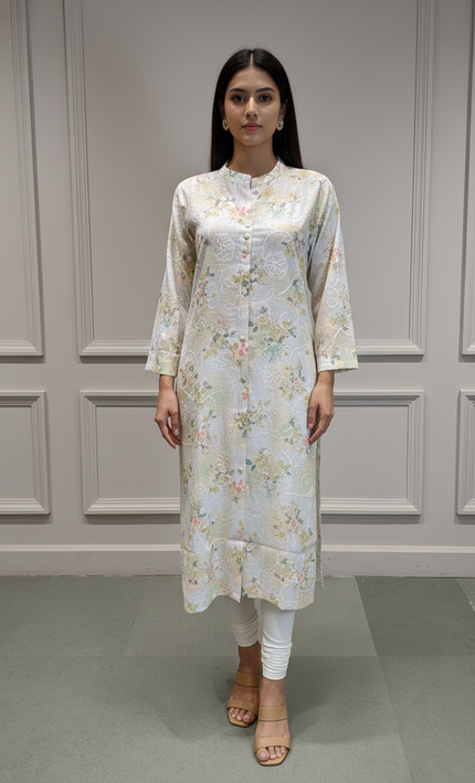 Dawn Light Printed Rayon Kurti