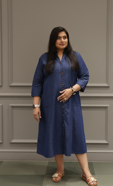 Everblue Pocket Denim Frock