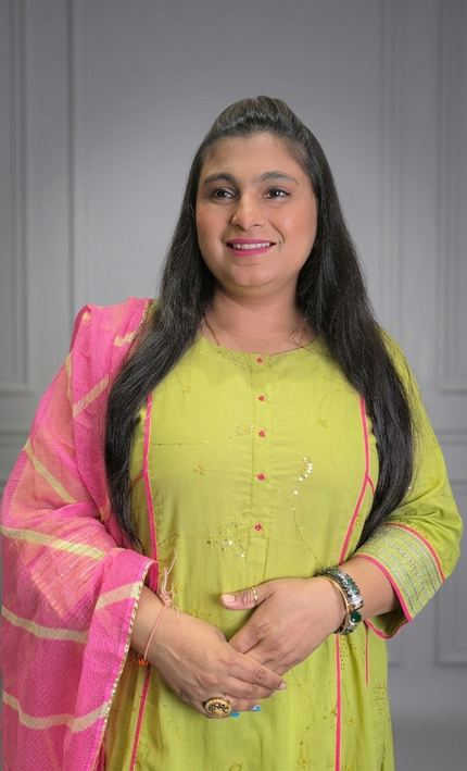 The Zesty Neon Eembroidered and Sequence Work 3 Piece Punjabi Suit with Pocket For Women