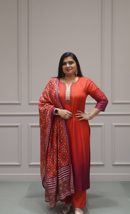Red Punjabi Suit – Vibrant & Elegant Ethnic Wear for Women