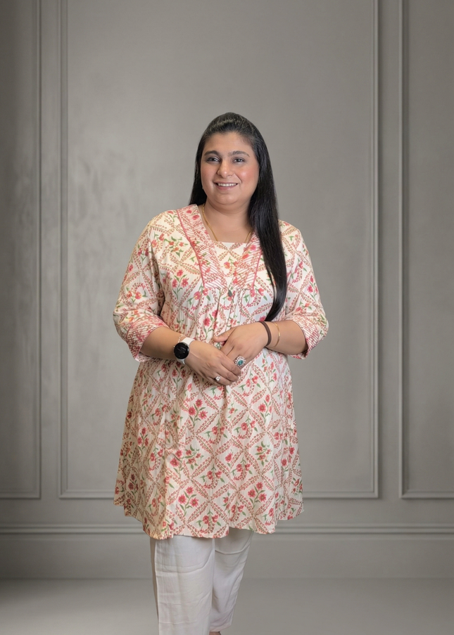 Blossom Breeze Mul Kurta Pant Set