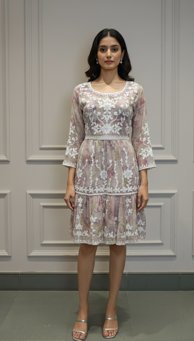 Orchid Mist Summer Frock