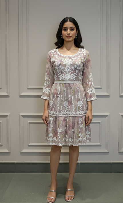 Orchid Mist Summer Frock