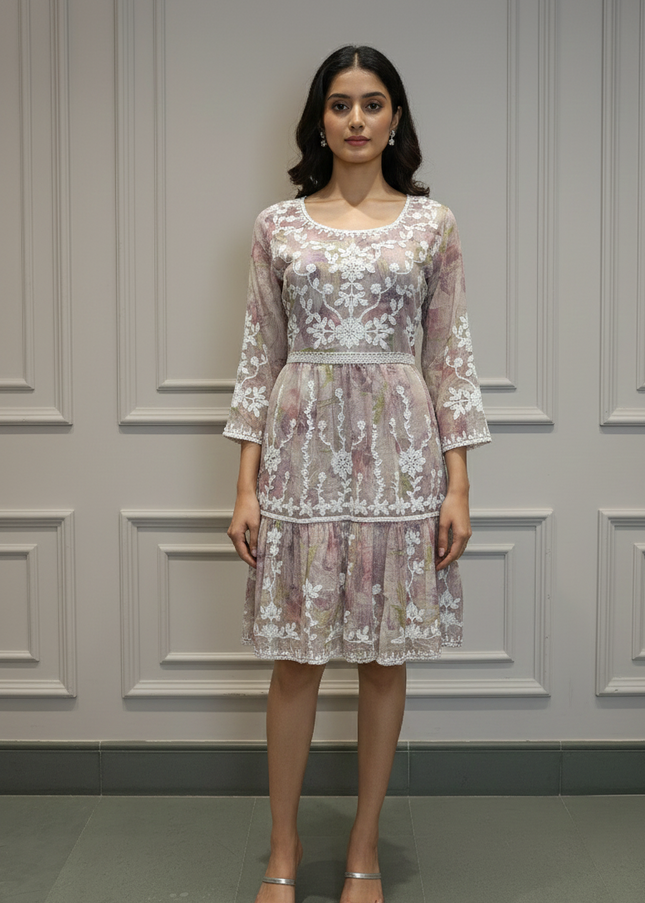 Orchid Mist Summer Frock