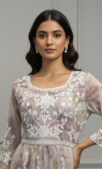 Orchid Mist Summer Frock