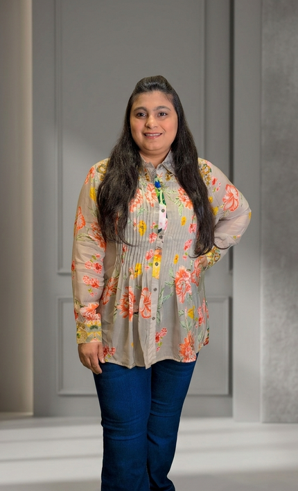 The Violet Petal Linen-Blend Shirt