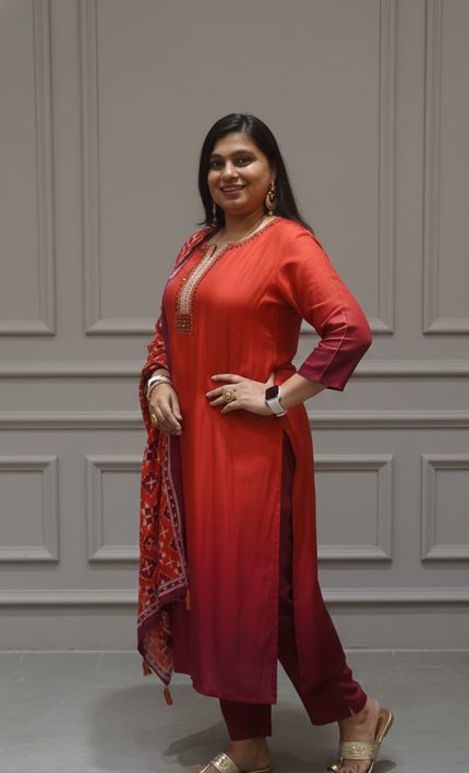 Red Punjabi Suit – Vibrant & Elegant Ethnic Wear for Women