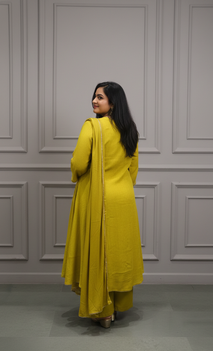 Neon Green Punjabi Suit – Vibrant Ethnic Wear for Women