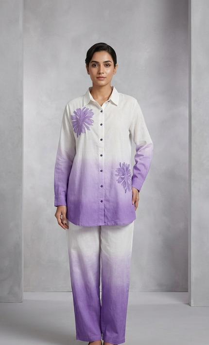 The Lavender Mist Linen Co-ord Set