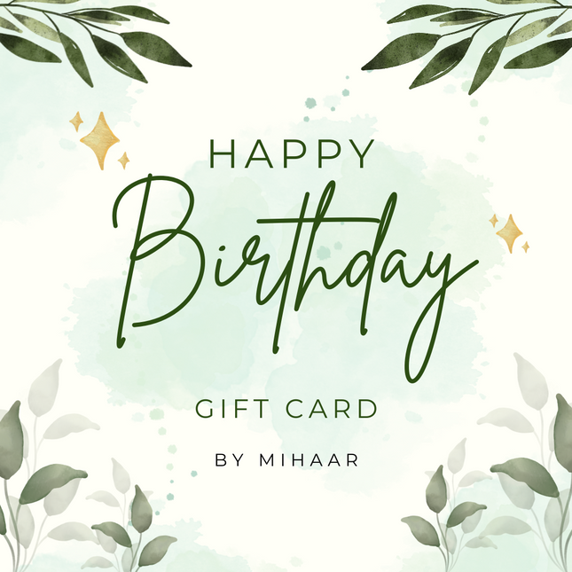 Happy Birthday Gift Card