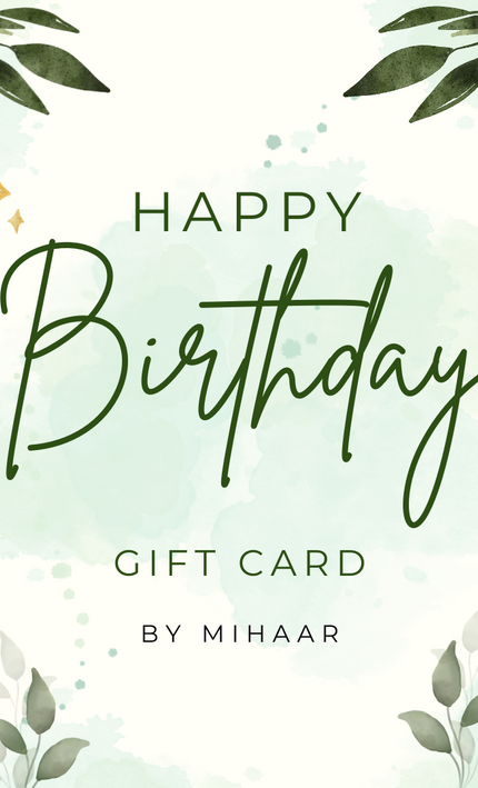 Happy Birthday Gift Card