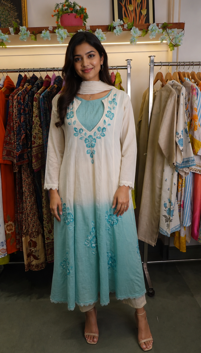 Gracefully Crafted and Effortlessly Elegant this 4Piece Suit For Women