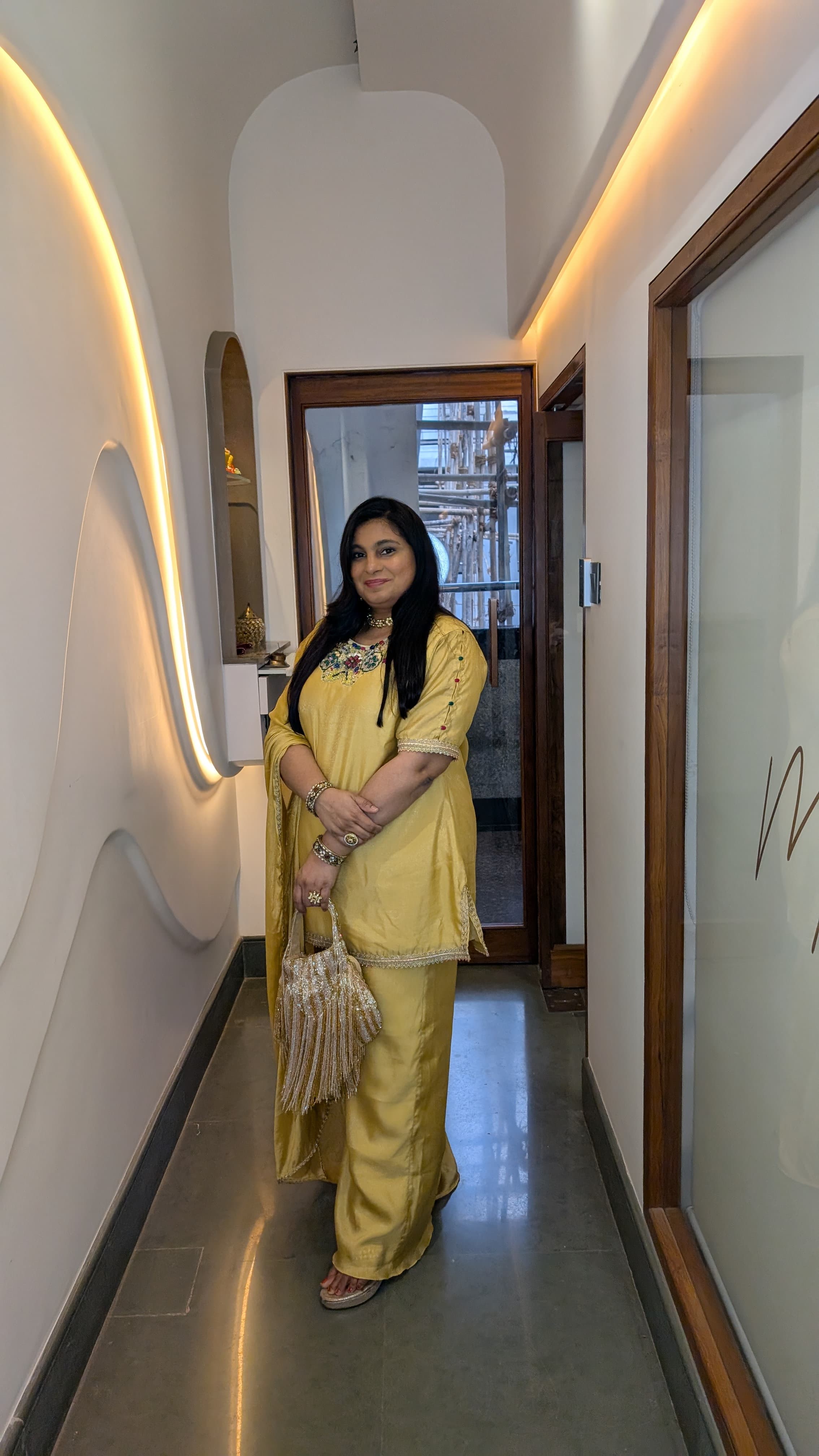 Sunshine Yellow Embroidered Sharara Set with Dupatta