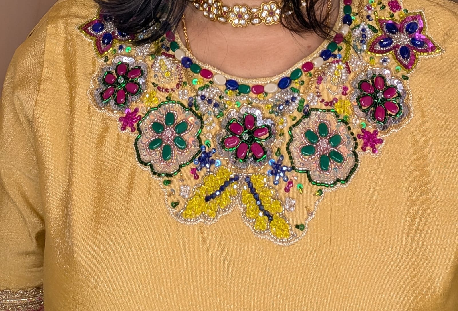 Sunshine Yellow Embroidered Sharara Set with Dupatta