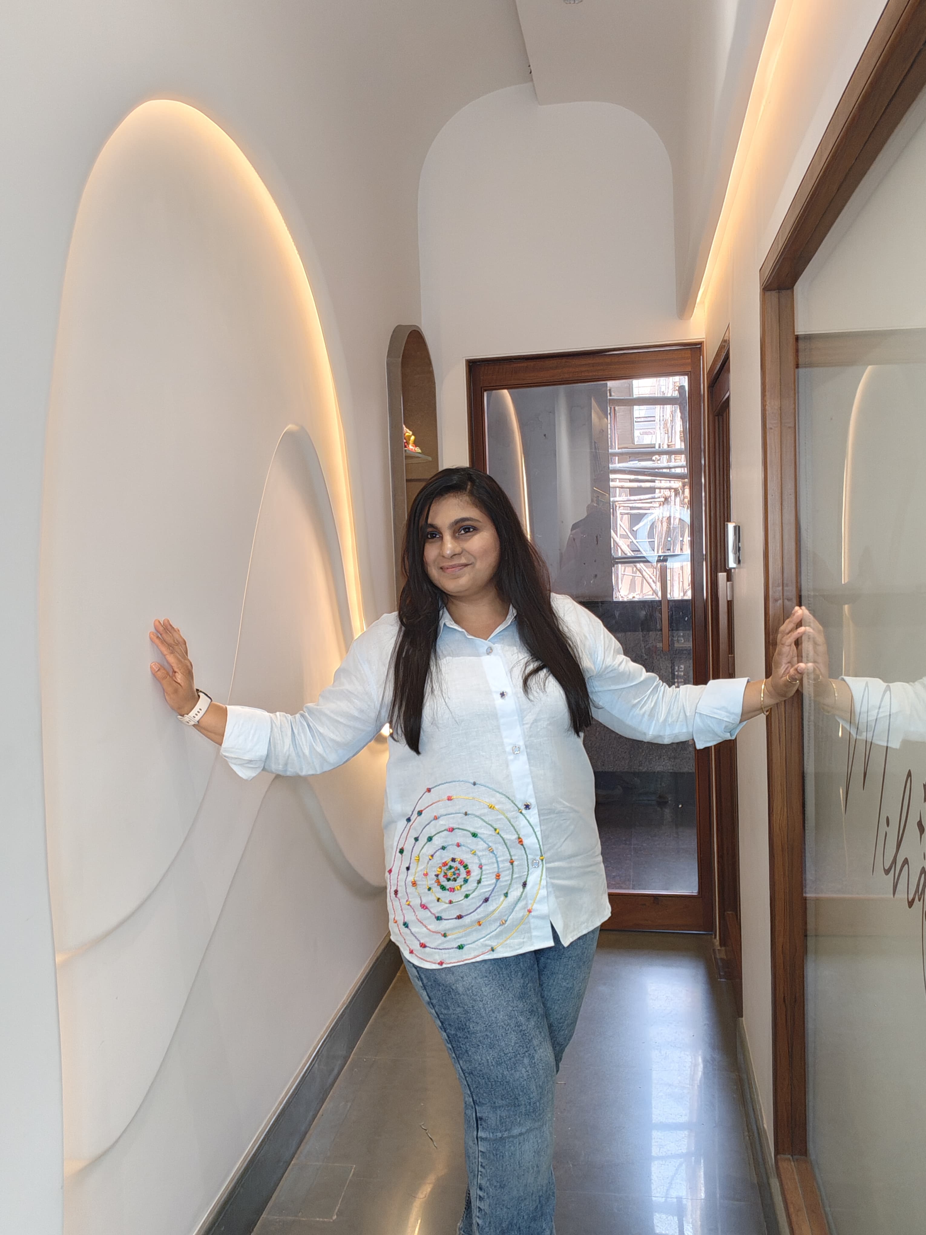 White Cotton Embroidered Short Top – Breezy Elegance for Everyday Wear