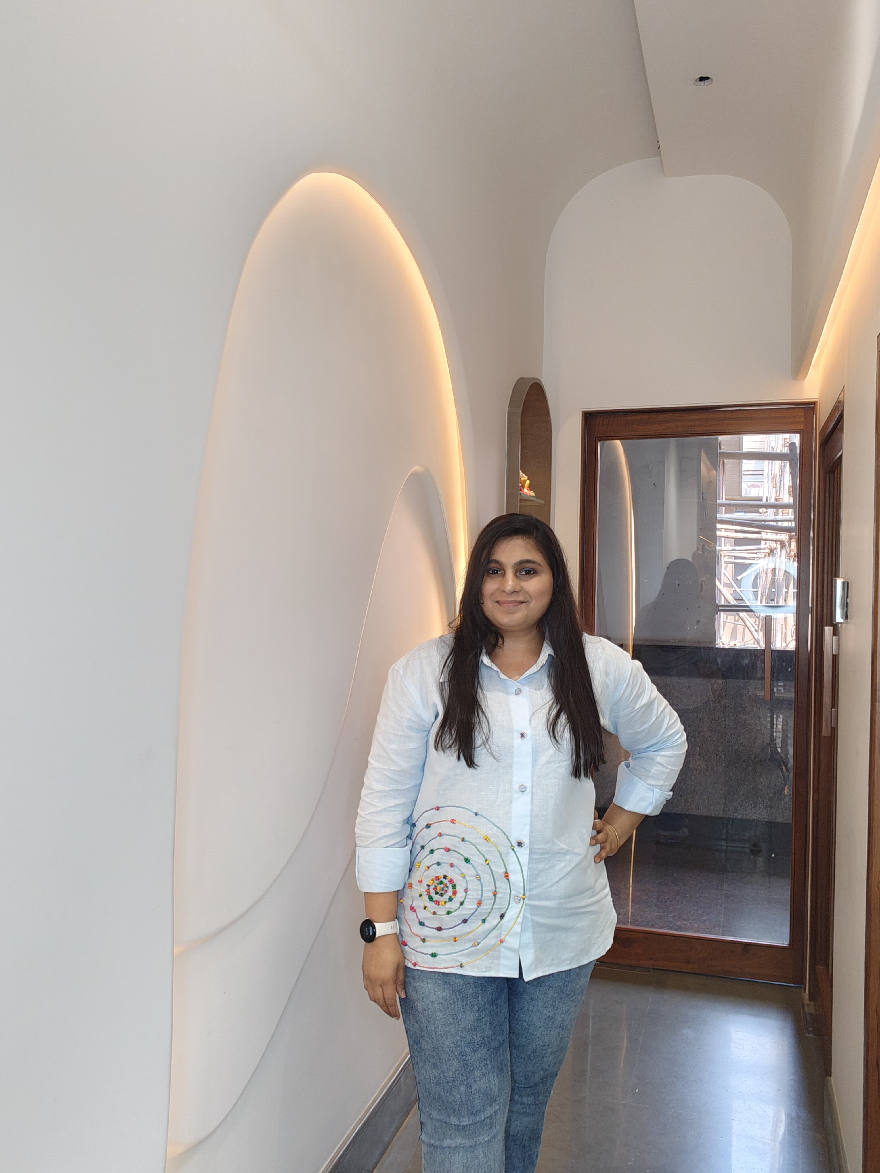 White Cotton Embroidered Short Top – Breezy Elegance for Everyday Wear