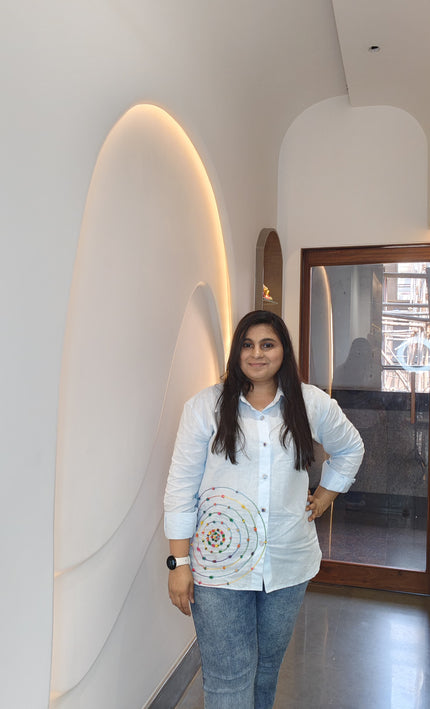 White Cotton Embroidered Short Top – Breezy Elegance for Everyday Wear