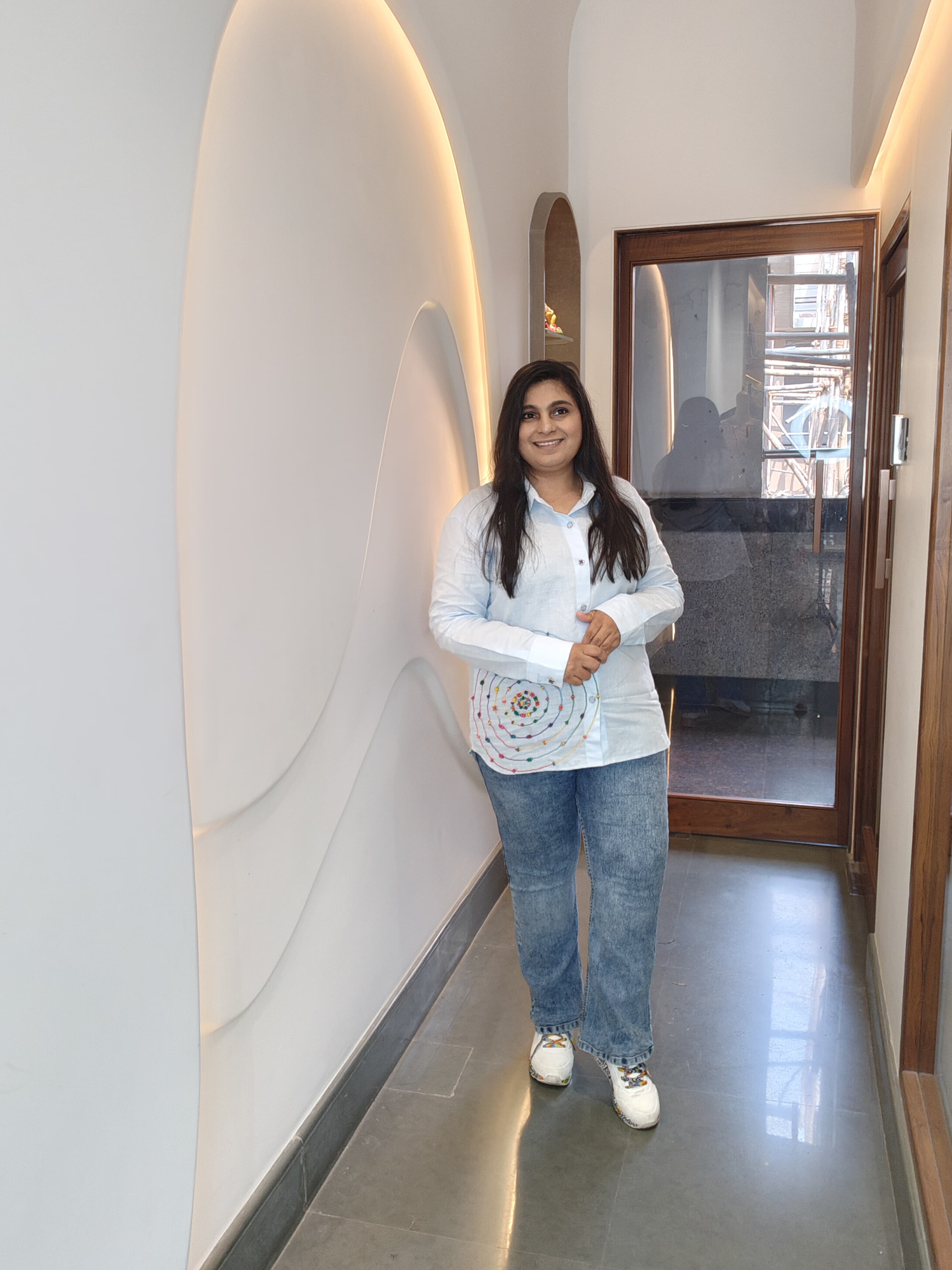 White Cotton Embroidered Short Top – Breezy Elegance for Everyday Wear