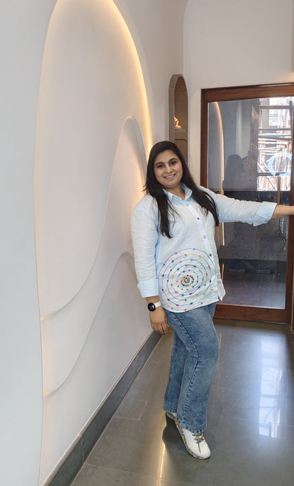 White Cotton Embroidered Short Top – Breezy Elegance for Everyday Wear