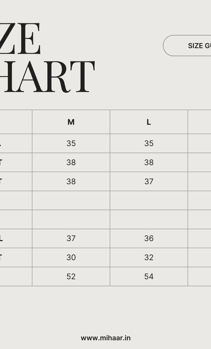 Ink Noir Handcrafted Co-ord Set