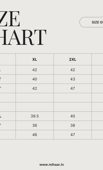 Black Mirage Indo-Western Set