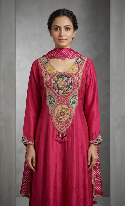The Rani Pink Punjabi Suit