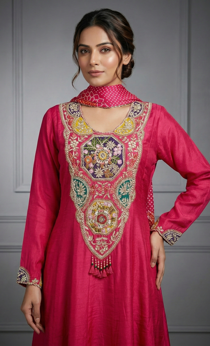 The Rani Pink Punjabi Suit
