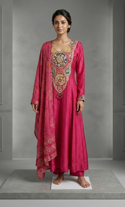 The Rani Pink Punjabi Suit