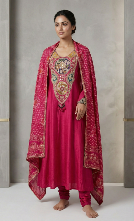 The Rani Pink Punjabi Suit