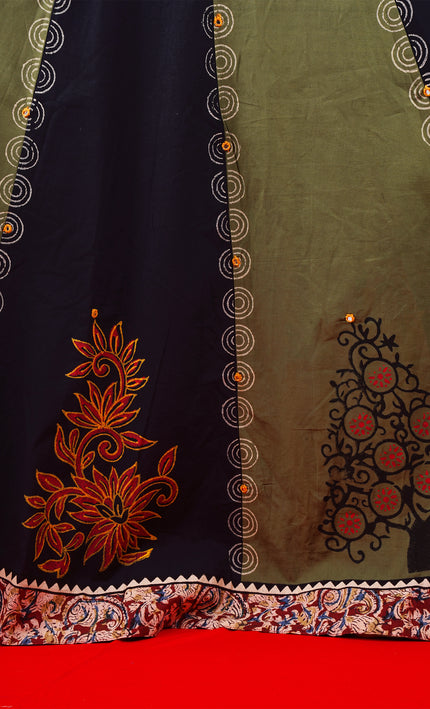 Elegant Ajrakh Cotton Skirt – Crafting Tradition with Style