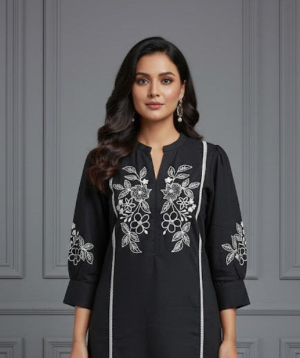 Ink Noir Handcrafted Co-ord Set