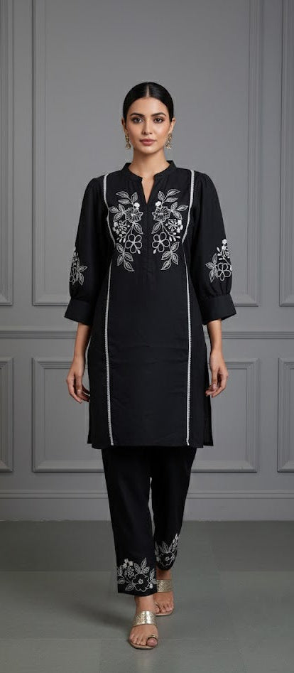 Ink Noir Handcrafted Co-ord Set