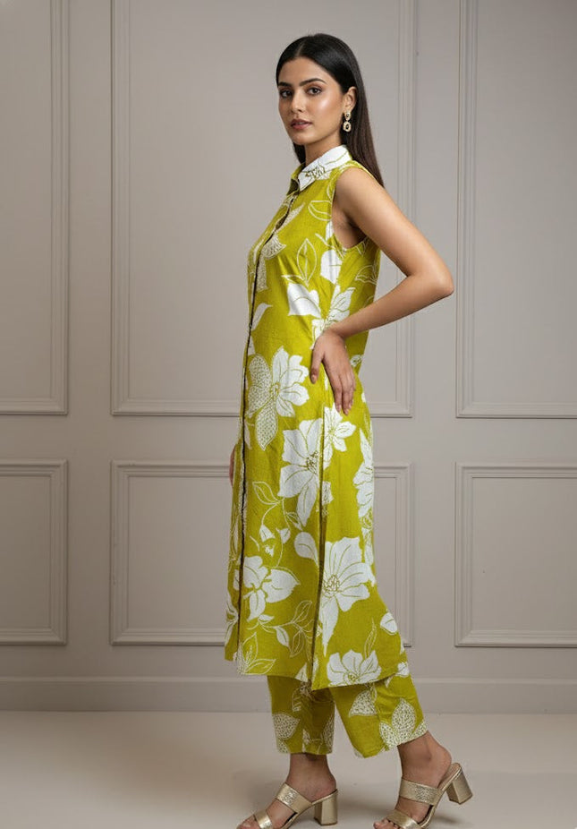 Herbal Bliss Cotton Co-ord Set