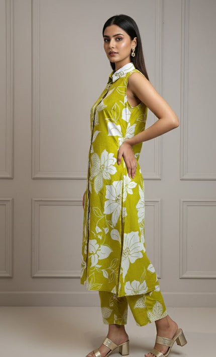 Herbal Bliss Cotton Co-ord Set