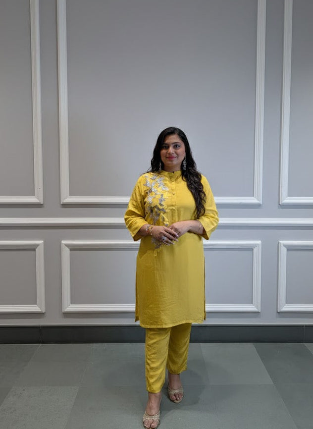 Sunray Elegance Silk Co-ord Set