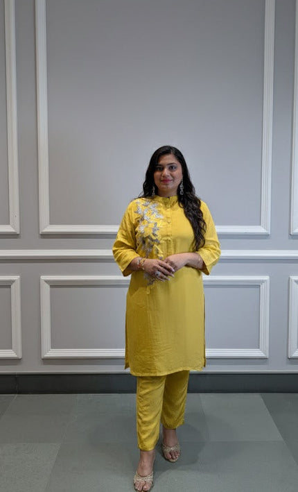 Sunray Elegance Silk Co-ord Set